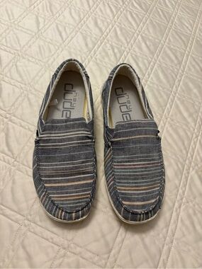 Hey Dude Women’s Slip-On Shoes - Navy Striped